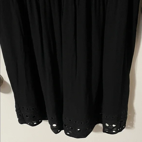 Wilfred Black 3/4 Length Sleeve Eyelet Dress Size XXS - Picture 4 of 12